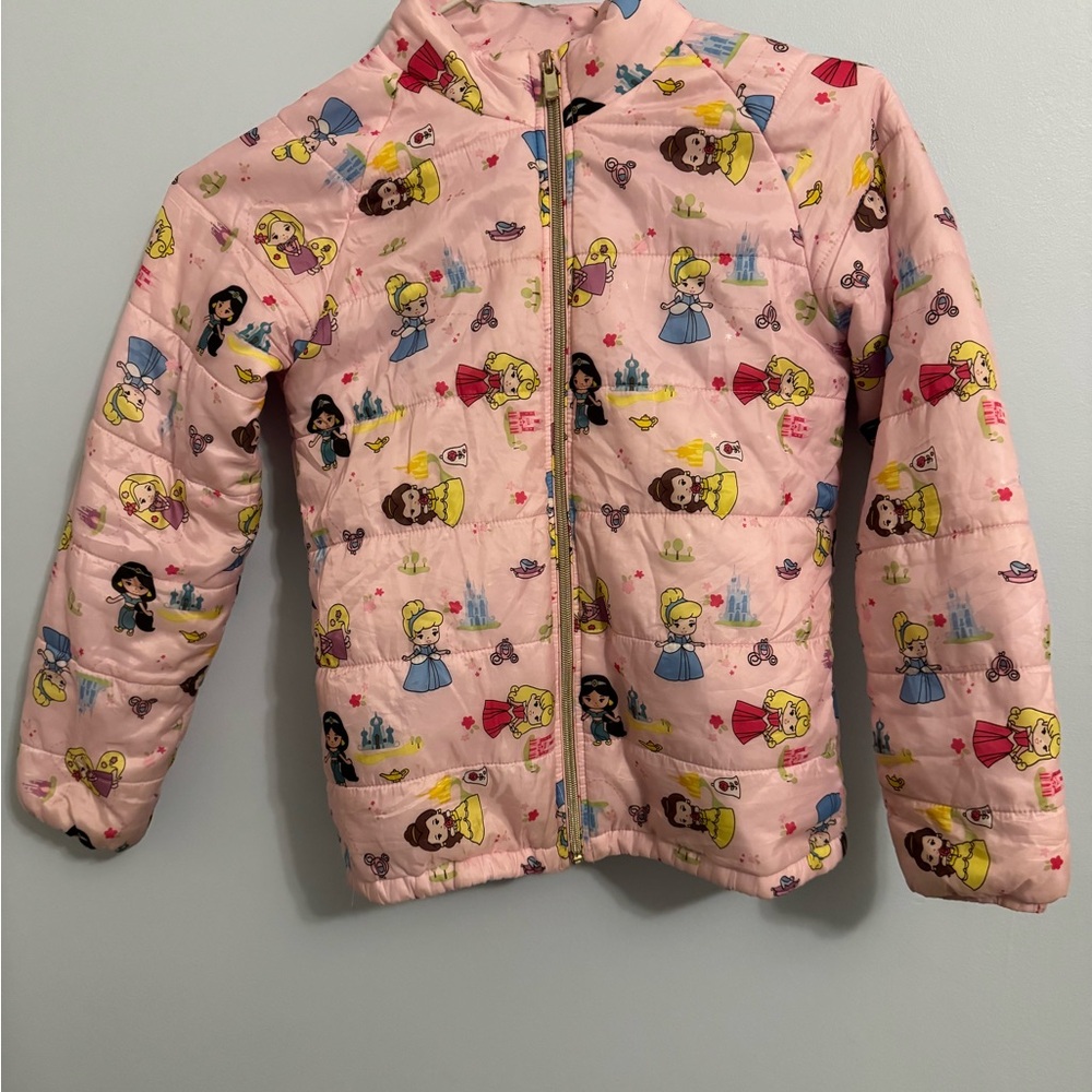 Disney Animators Princess Spring-Fall Light Puffer Jacket Girls 9-10